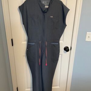 Figs Denim Look jumpsuit.